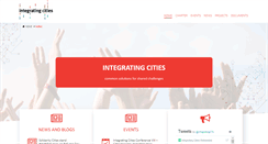 Desktop Screenshot of integratingcities.eu